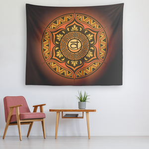Sacral Chakra Mandala Tapestry - 7 Chakra Store