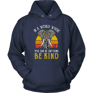 Be Kind Elephant Unisex Hoodie