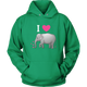 I Love Elephants Unisex Hoodie