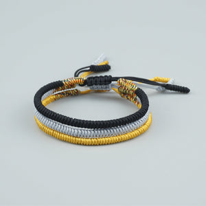 Tibetan Buddhist Lucky String Bracelets | 3PCS Confidence - 7 Chakra Store