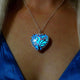Heart of Winter Magic Forest Glow in The Dark Necklace - 7 Chakra Store