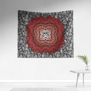 Root Chakra Mandala Tapestry TL