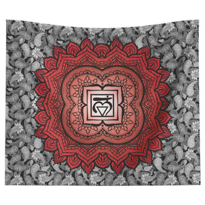 Root Chakra Mandala Tapestry TL