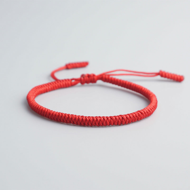 Tibetan Buddhist Red String Lucky Bracelet – 7 Chakra Store