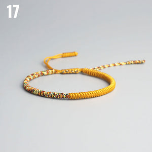 Tibetan Buddhist Lucky String Bracelet - 7 Chakra Store