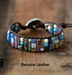 Amihan Boho Leather Wrap Bracelet - 7 Chakra Store