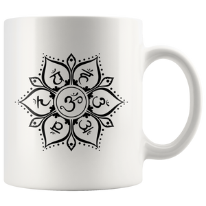 7 Chakras Lotus Mandala Mug