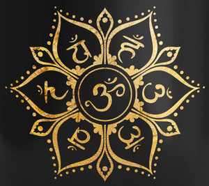 7 Chakras Golden Lotus Mandala Mug