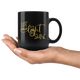 Let Your Light Shine Black Mug