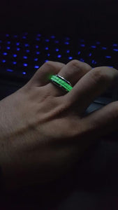 Glow In the Dark Ring of Power with Elvish Runes - Lord Of The Rings - 7 Chakra Store
