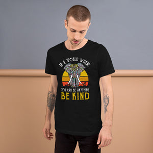 Be Kind Elephant Unisex T-Shirt - 7 Chakra Store