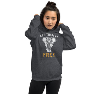 Free Elephants Unisex Hoodie - 7 Chakra Store