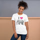Elephant Love Unisex T-Shirt - 7 Chakra Store