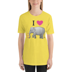 Elephant Love Unisex T-Shirt - 7 Chakra Store