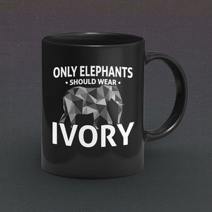 Elephants Wear Ivory Mug