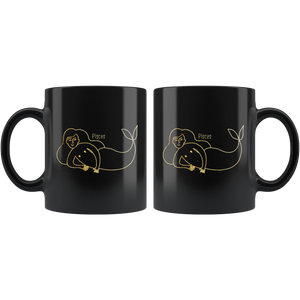 Pisces Zodiac Star Sign Coffee Mug