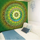 Green Bohemian Mandala Tapestry - 7 Chakra Store