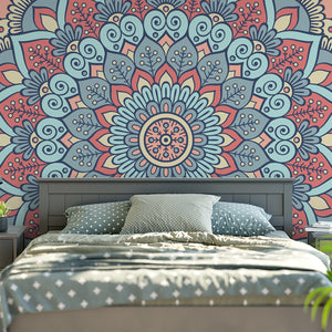 Bohemian Blue Mandala Tapestry - 7 Chakra Store