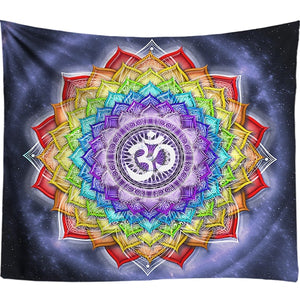 Colorful Chakra Mandala Tapestry - 7 Chakra Store