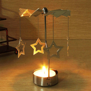 Rotary Spinning Carousel with Tea Light Holder - 7 Chakra Store