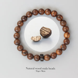 Natural Wood Tibetan Mantra Bracelet - 7 Chakra Store
