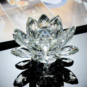 Feng Shui Crystal Lotus Flower - 7 Chakra Store
