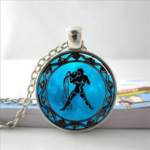 12 Constellations Turquoise Zodiac Necklace - 7 Chakra Store