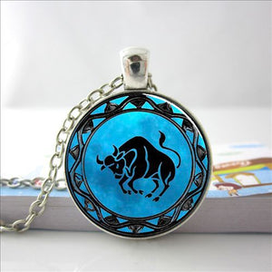 12 Constellations Turquoise Zodiac Necklace - 7 Chakra Store