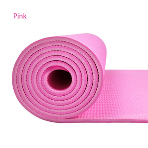Premium 6MM TPE Non-Slip Yoga Mats (183*61*0.6 cm) - 7 Chakra Store