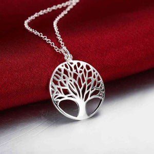 Silver Tree of Life Necklace - 7 Chakra Store