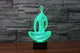 Holographic 7 Color Yoga 3D LED Lamp - 7 Chakra Store