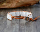 Nimuel Howlite Leather Wrap Bracelet - 7 Chakra Store