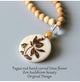 Zen Buddhism Tagua Nut Lotus Necklace - 7 Chakra Store
