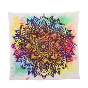 Colorful Indian Mandala Tapestry - 7 Chakra Store