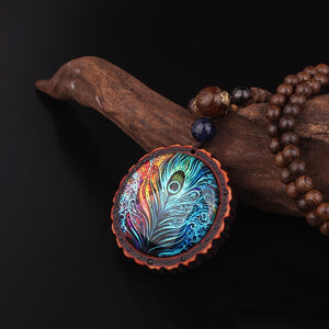 Antique Peacock Necklace - 7 Chakra Store