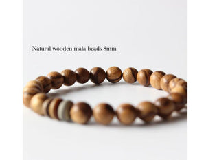 Tibetan Bracelet Natural Wood - 7 Chakra Store