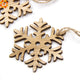 Wooden Christmas Tree Ornaments (10pcs bundle) - 7 Chakra Store