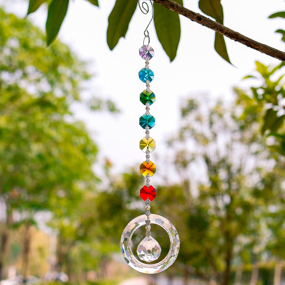 7 Chakras Fengshui Rainbow Maker / Suncatcher