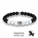 Black Onyx Howlite Zodiac Bracelet - 7 Chakra Store