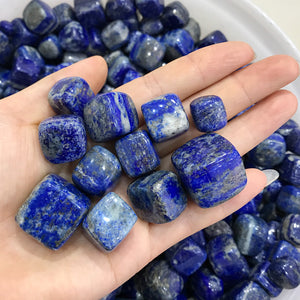 Lapis Lazuli Square Cube Natural Stones (50g bag) - 7 Chakra Store