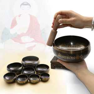 Tibetan Handmade Meditation Singing Bowls - 7 Chakra Store