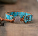 Mahalia Bohemian Turquoise Leather Wrap Bracelet - 7 Chakra Store