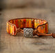 Elsje Orange Jasper Unity Wrap Bracelet - 7 Chakra Store