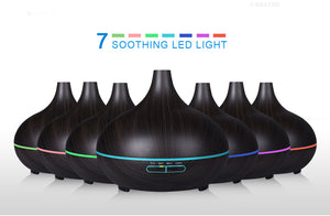 Ultrasonic Air Humidifier and Oil Diffuser 400ml - 7 Chakra Store