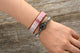 Rosamie Pink Opal Stone Leather Wrap Boho Bracelet - 7 Chakra Store