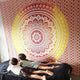 Vivid Mandala Tapestry - 7 Chakra Store