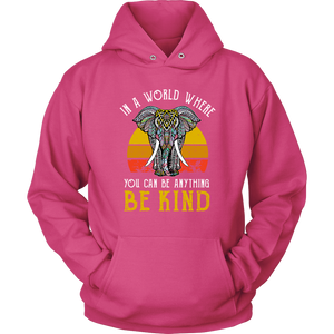 Be Kind Elephant Unisex Hoodie